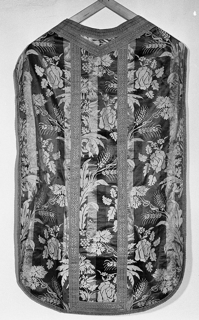 paramento liturgico - manifattura italiana (secondo quarto sec. XIX)