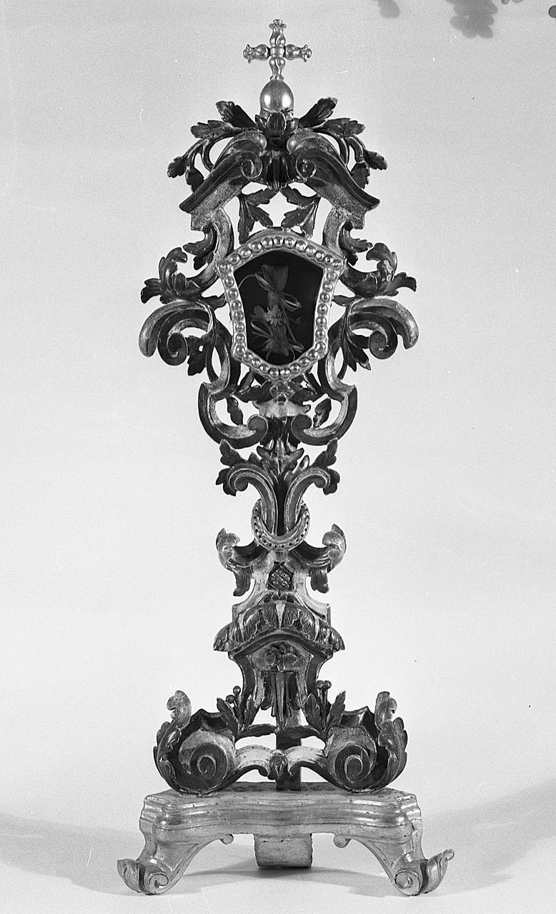 reliquiario - a ostensorio, serie - bottega toscana (sec. XVIII)