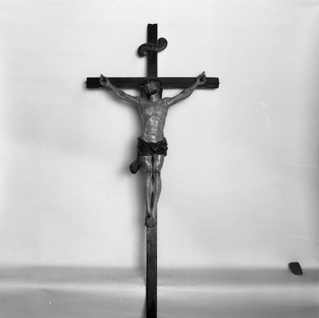 Cristo crocifisso (croce processionale) - bottega toscana (sec. XVII)