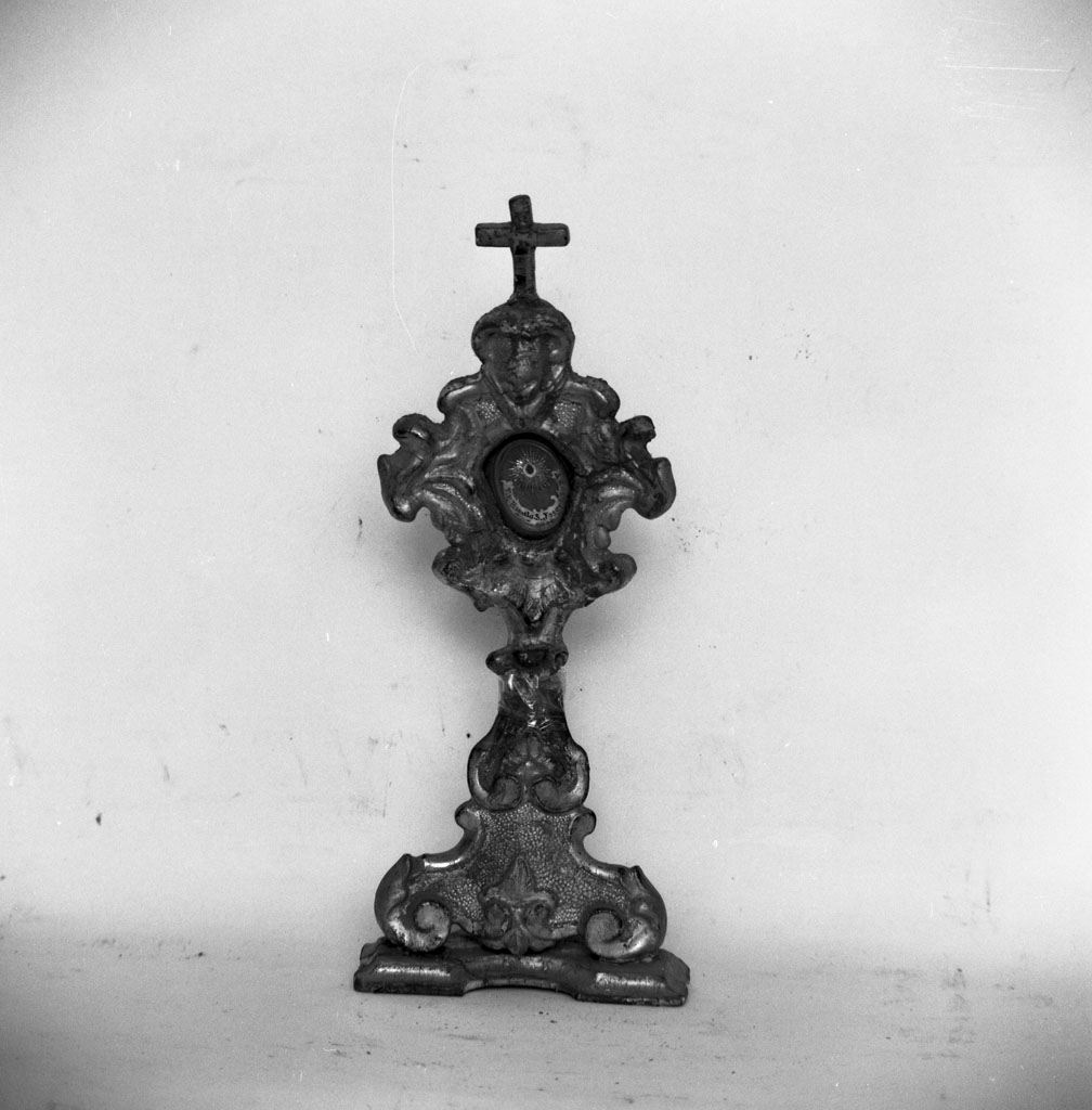 reliquiario - a ostensorio - bottega toscana (fine sec. XVIII)