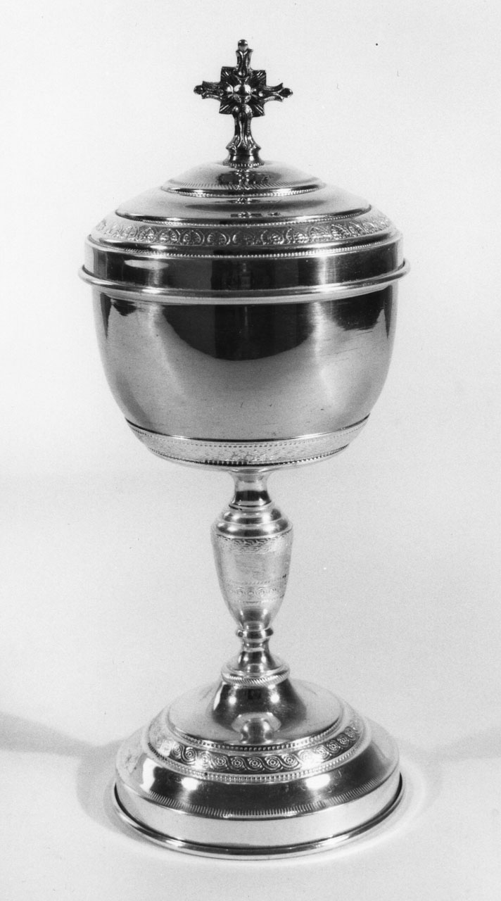 pisside - bottega toscana (fine/inizio secc. XIX/ XX)