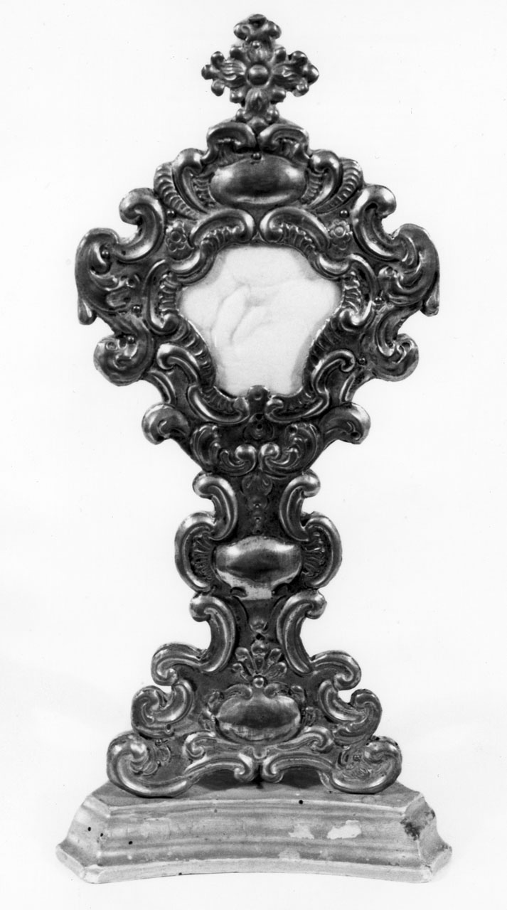 reliquiario - a ostensorio - bottega toscana (metà sec. XVIII)