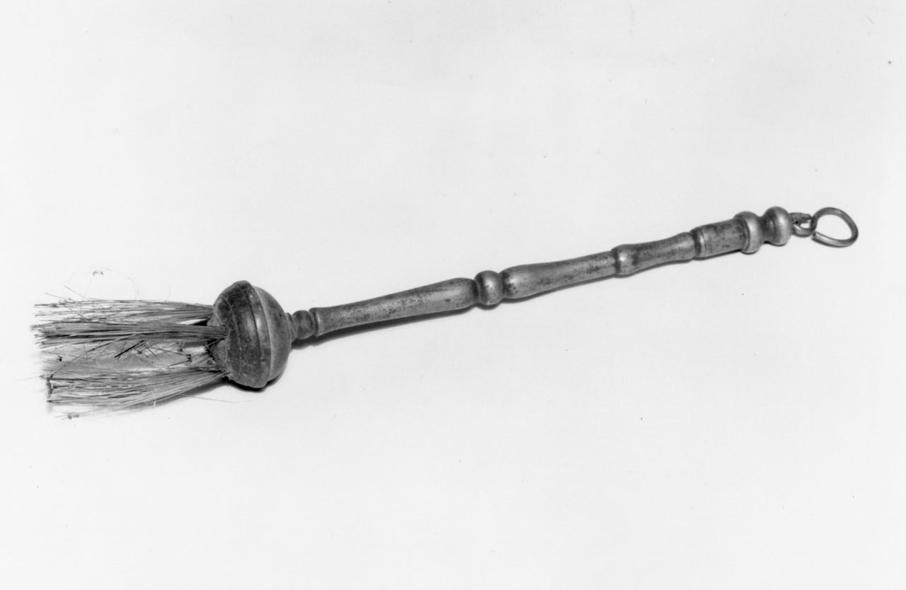 aspersorio - a pennello, opera isolata - bottega toscana (seconda metà sec. XVIII)