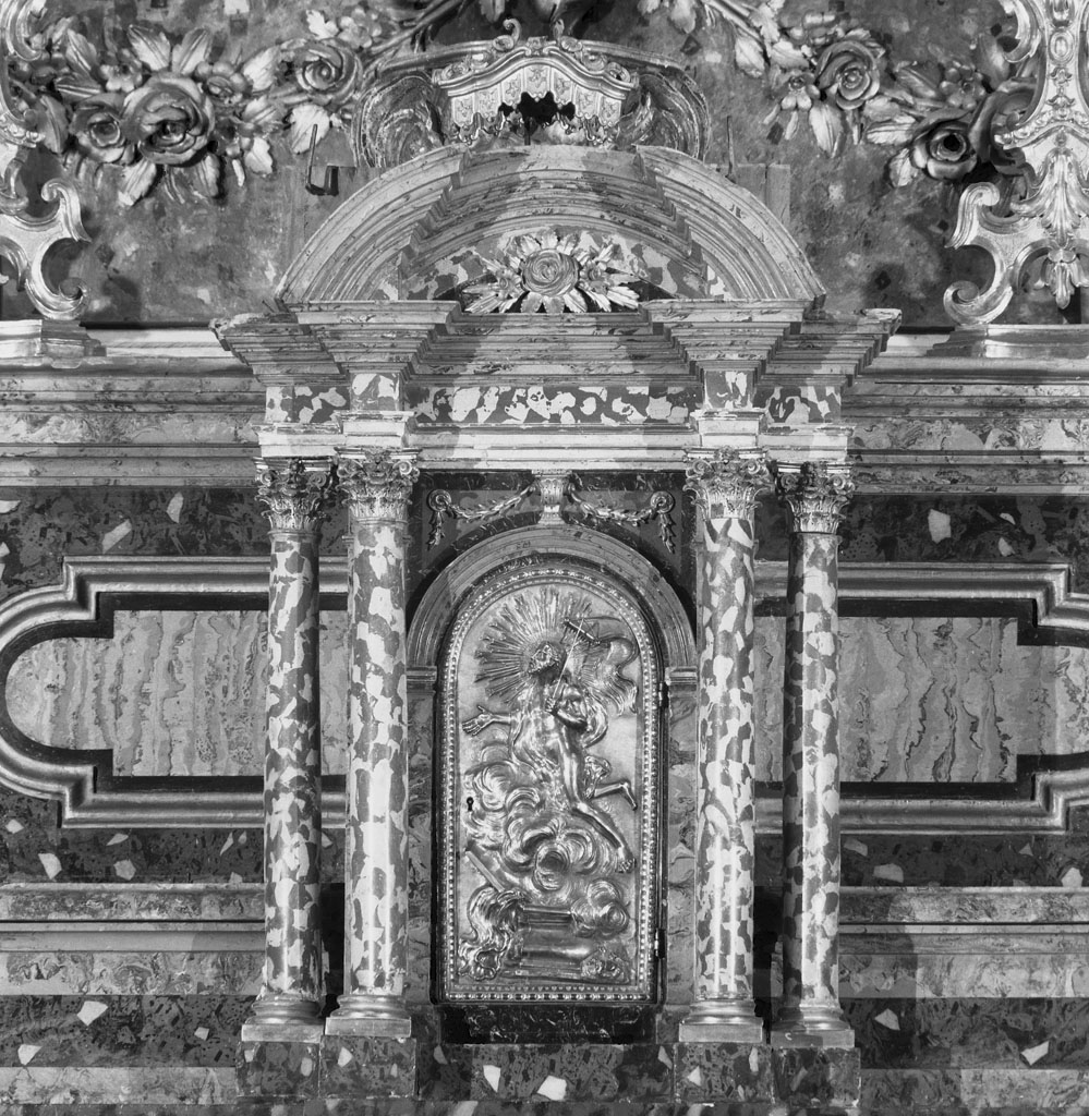 resurrezione di Cristo (ciborio) - bottega toscana (sec. XVIII)