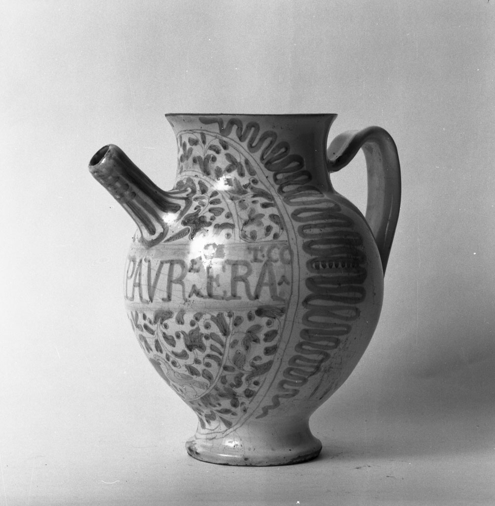 brocca - bottega faentina (sec. XVIII)