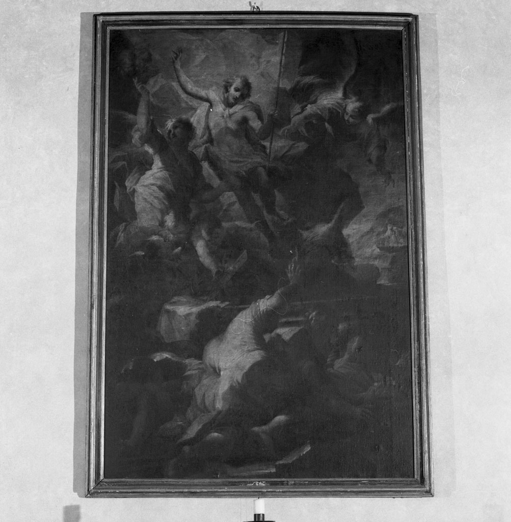 resurrezione di Cristo (dipinto) di Sagrestani Giovanni Camillo (cerchia) (fine/inizio secc. XVII/ XVIII)