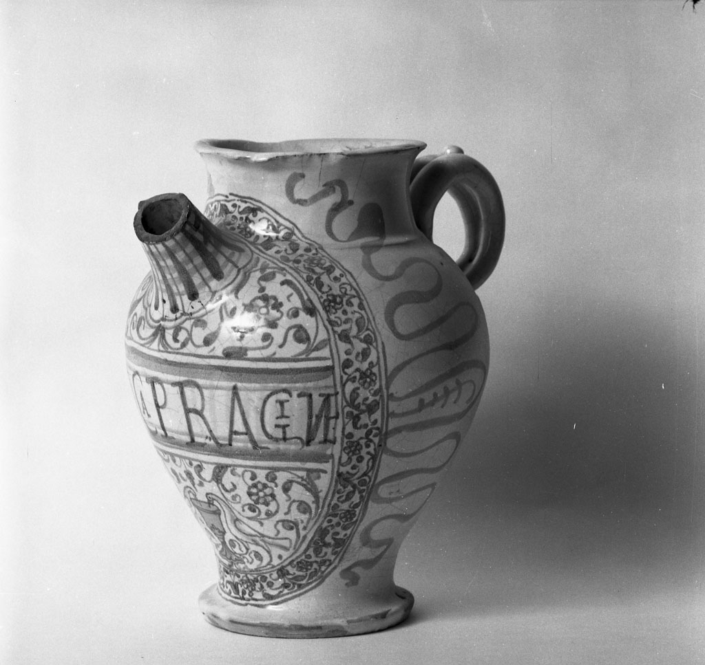 brocca - bottega faentina (sec. XVII)