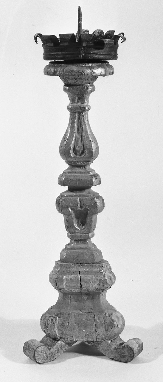 candelabro - bottega toscana (secc. XVIII/ XIX)