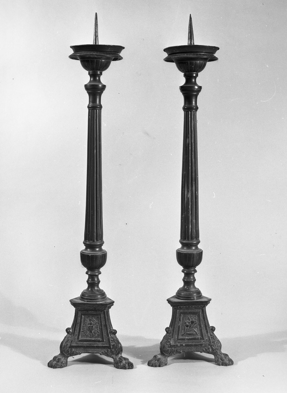 candeliere, serie - bottega toscana (fine sec. XIX)