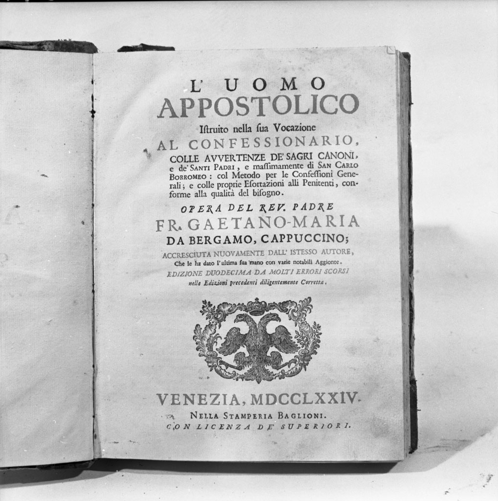 coperta di libro liturgico - bottega italiana (sec. XVIII)