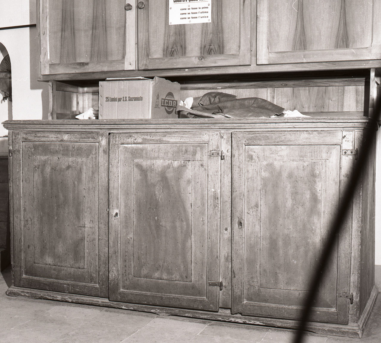 armadio da sacrestia - bottega toscana (sec. XIX)