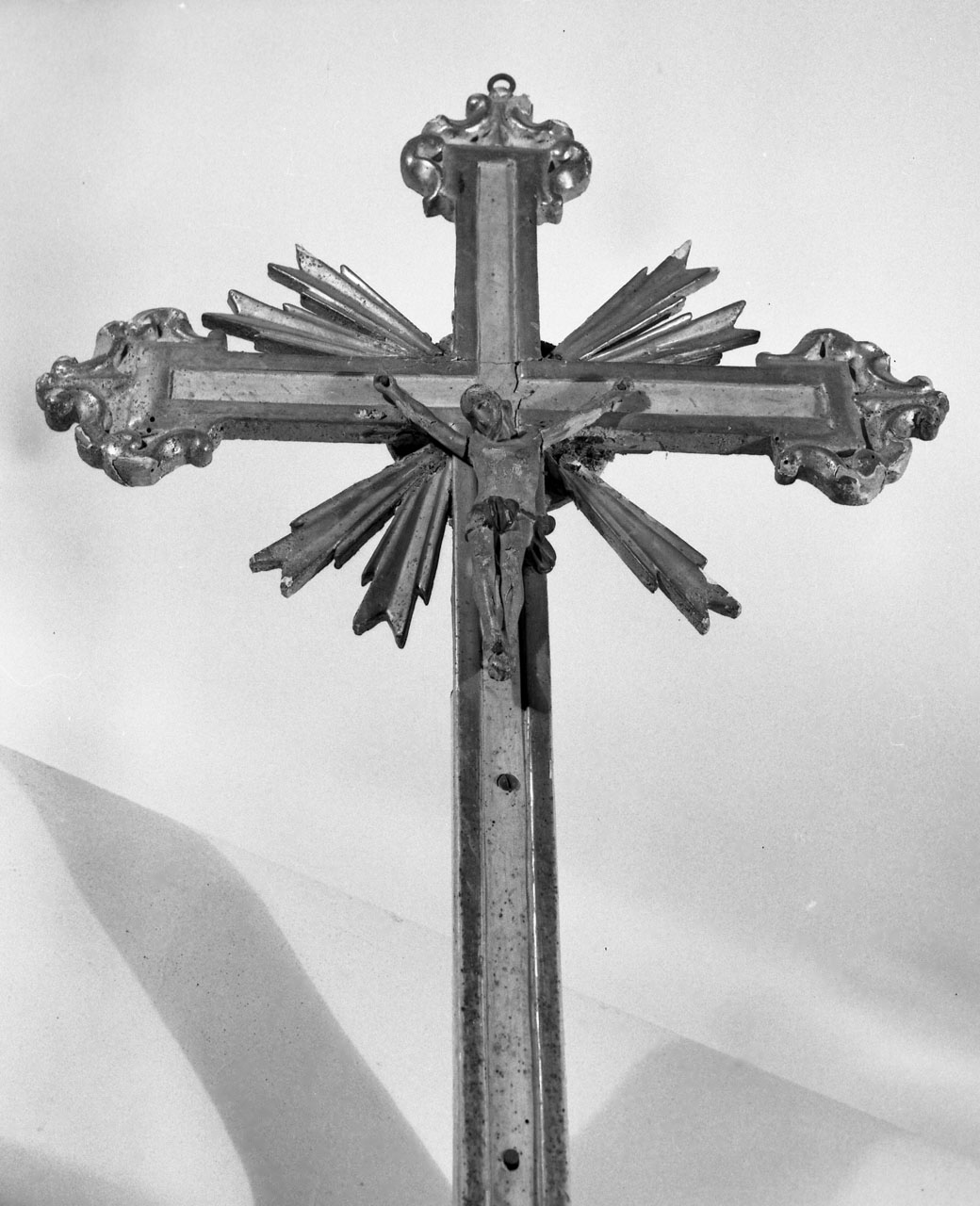 Cristo crocifisso (crocifisso, opera isolata) - bottega italiana (sec. XVIII)