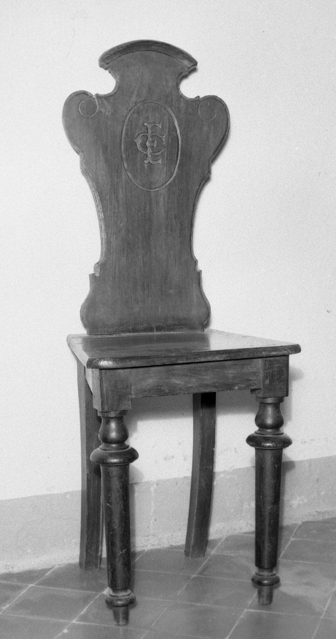 sedia, opera isolata - bottega italiana (sec. XIX)
