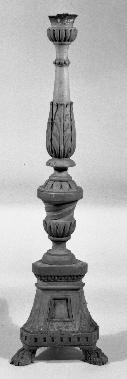 candelabro, opera isolata - bottega italiana (sec. XVIII)