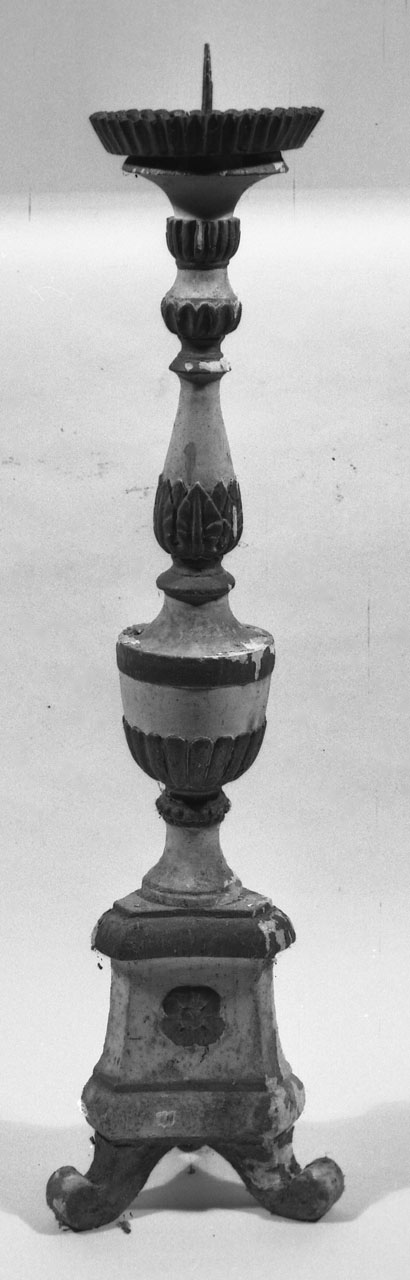 candelabro, serie - bottega italiana (sec. XVIII)