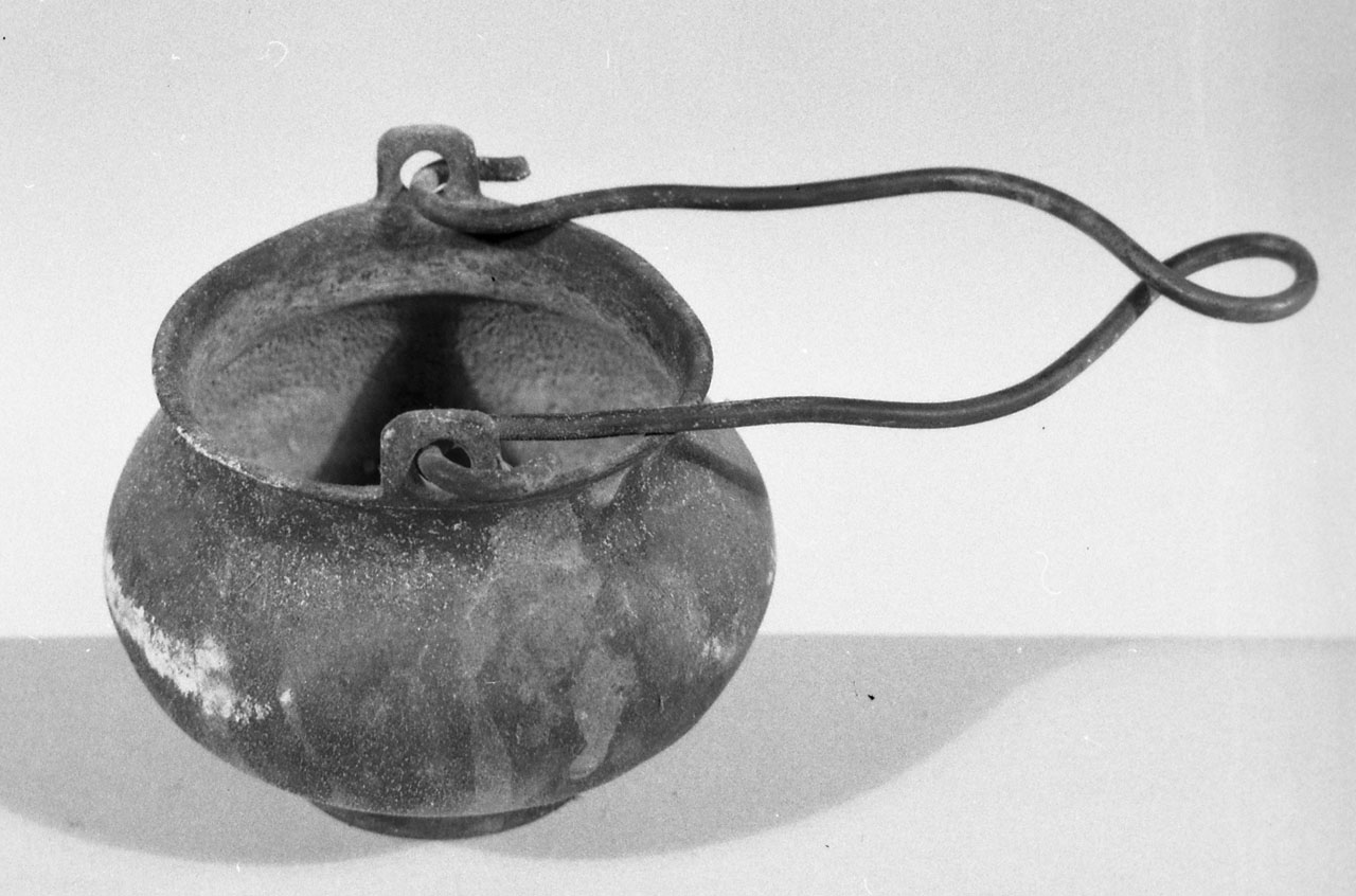 secchiello per l'acqua benedetta, opera isolata - bottega italiana (sec. XIX)