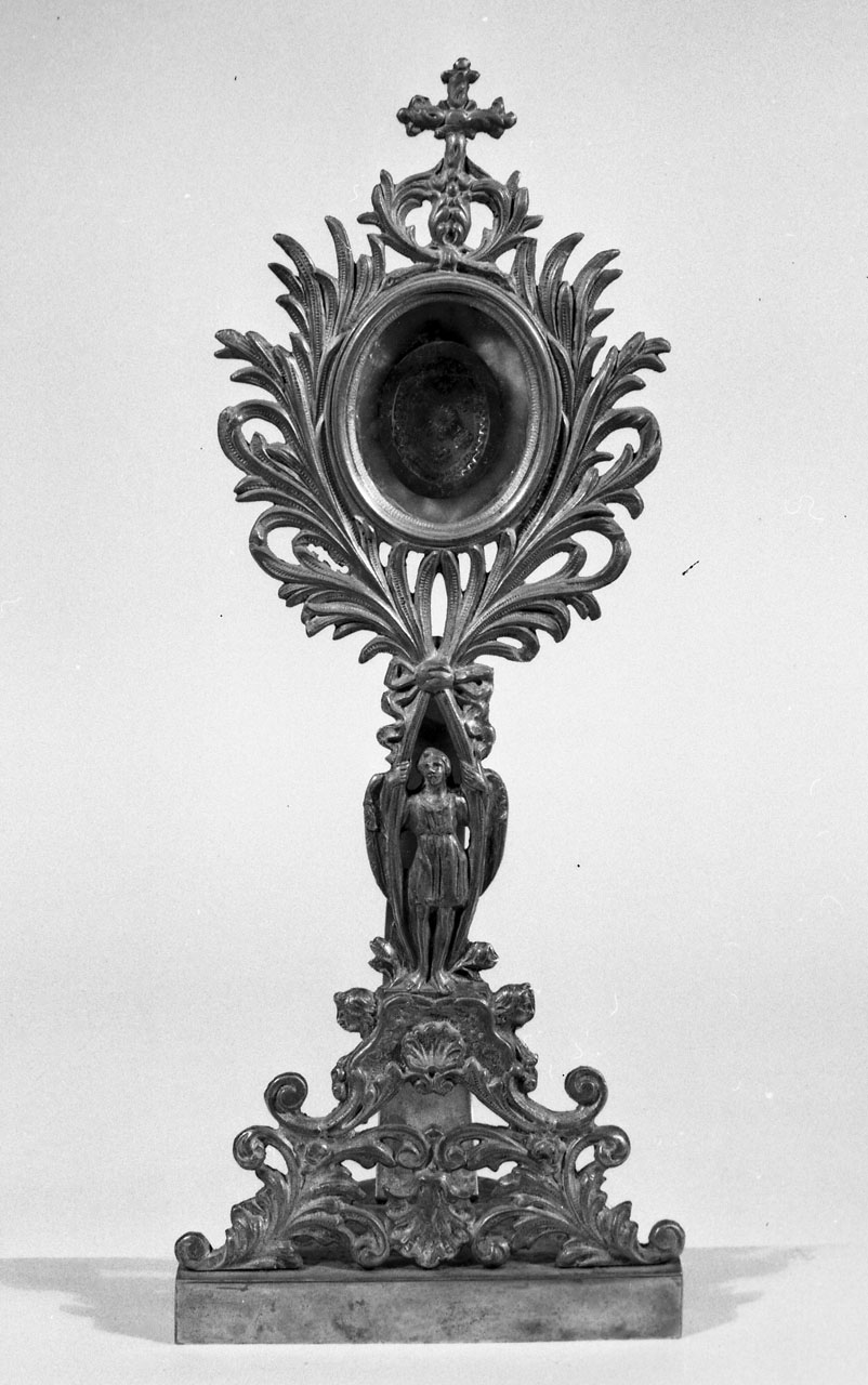 reliquiario - a ostensorio, opera isolata - bottega italiana (sec. XVIII)