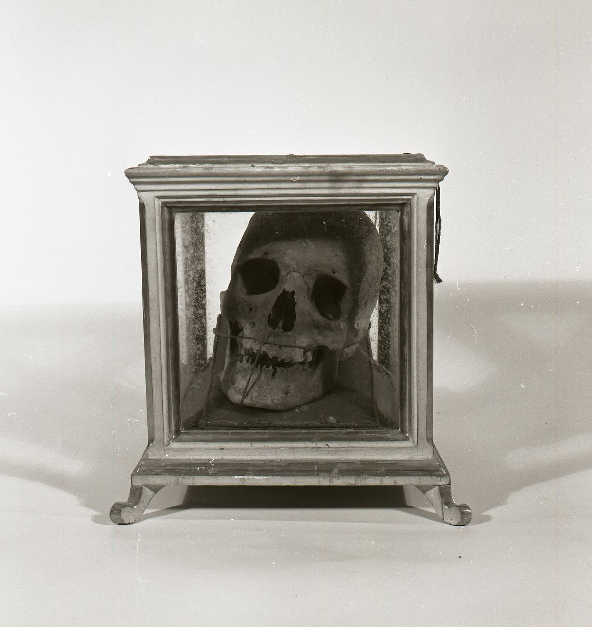 reliquiario a teca - a urna - bottega toscana (sec. XIX)