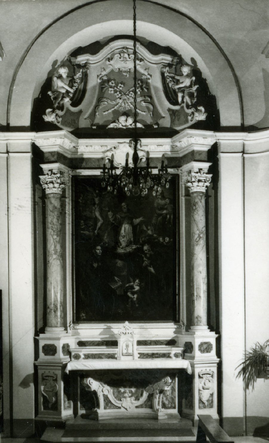 altare di Rusca Giuliano, Giustini F, Rusca Domenico (seconda metà sec. XVIII)