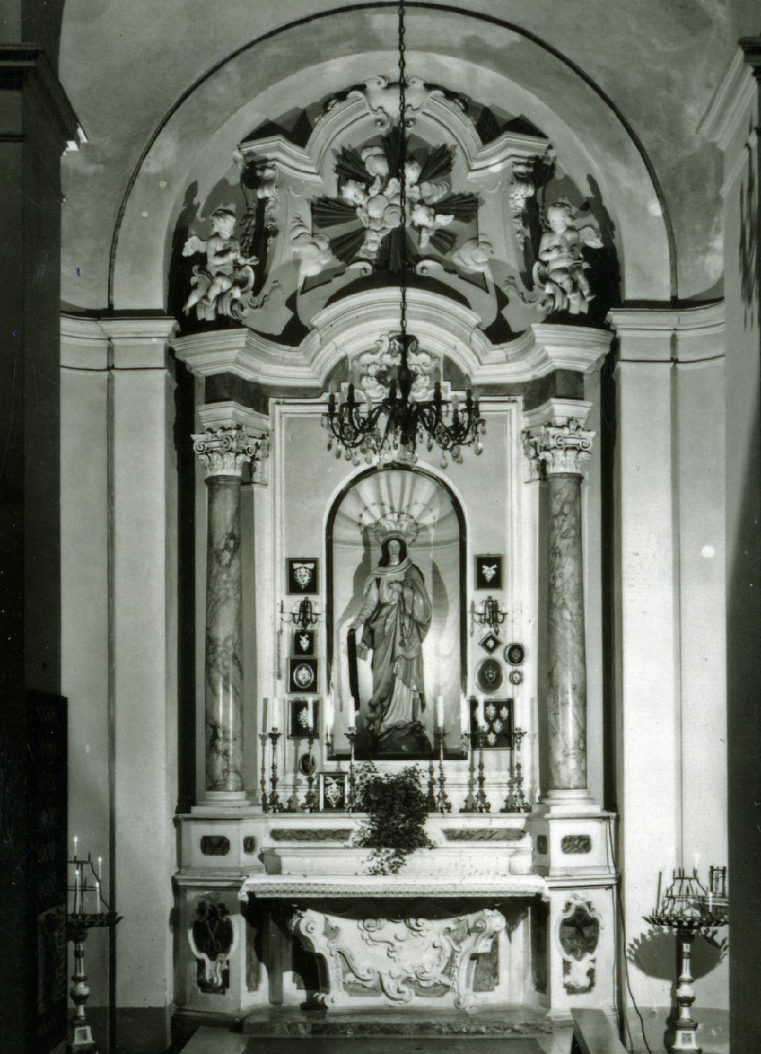 altare di Giustini F, Rusca Giuliano, Rusca Domenico (seconda metà sec. XVIII)