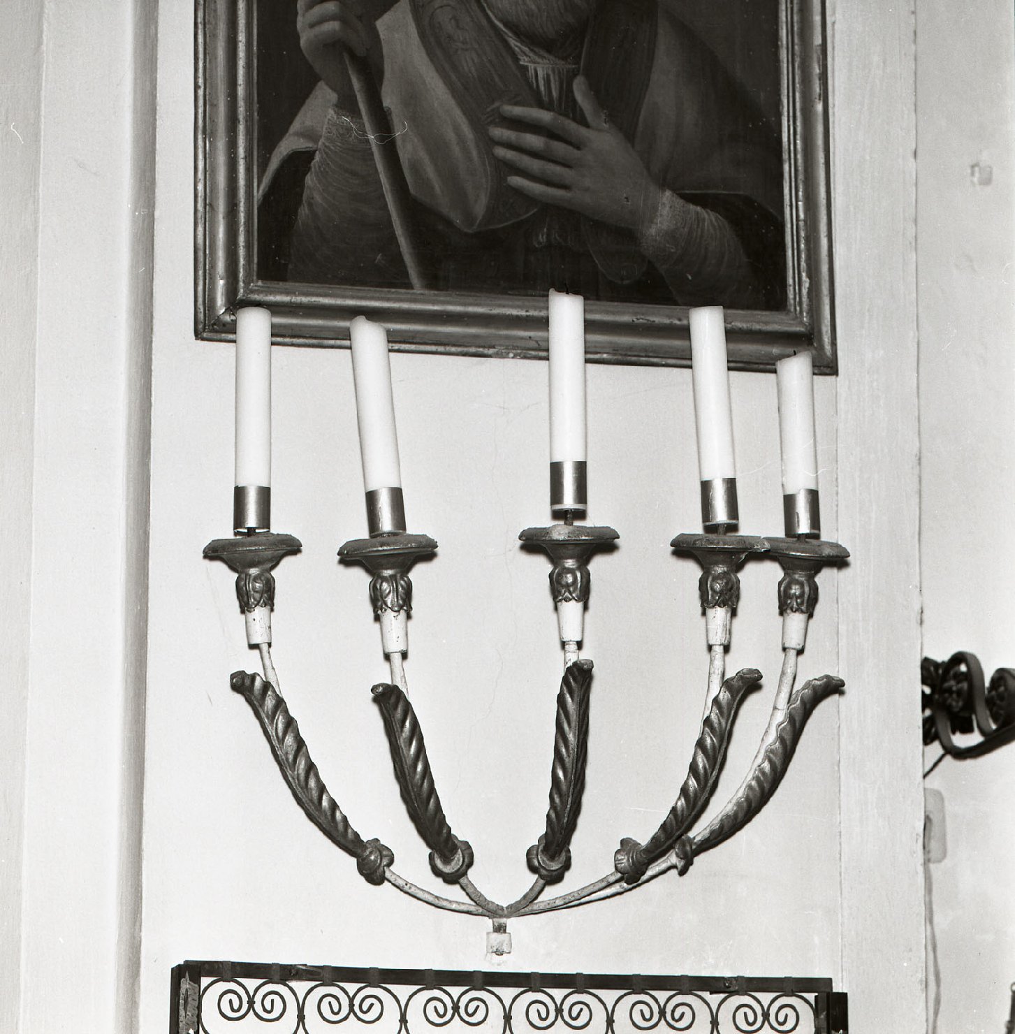 candeliere da parete - ambito toscano (secc. XVIII/ XIX)