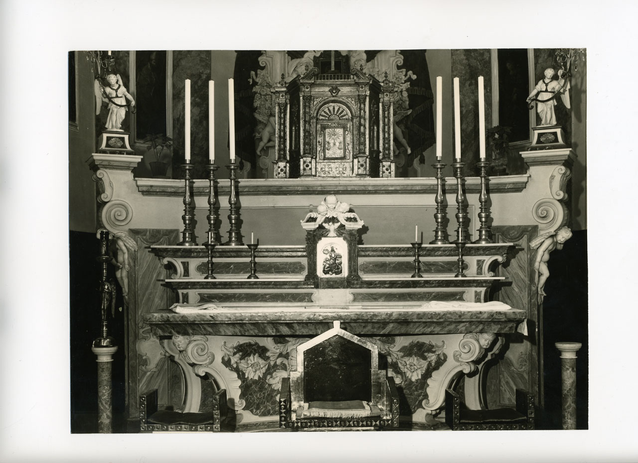 altare di Rusca Giuliano, Giustini F, Rusca Domenico (seconda metà sec. XVIII)