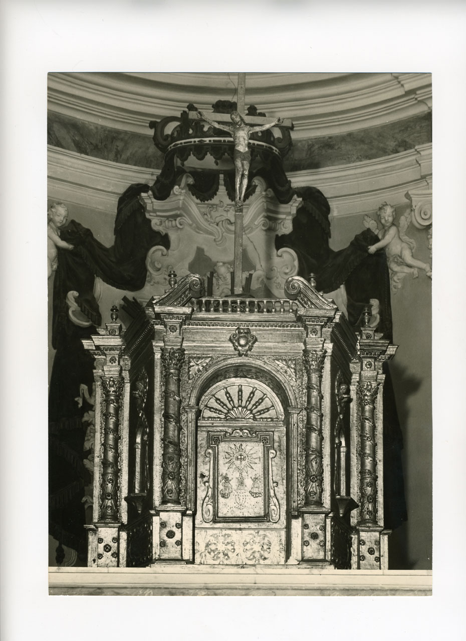 tabernacolo - a tempietto - bottega toscana (fine sec. XVII)