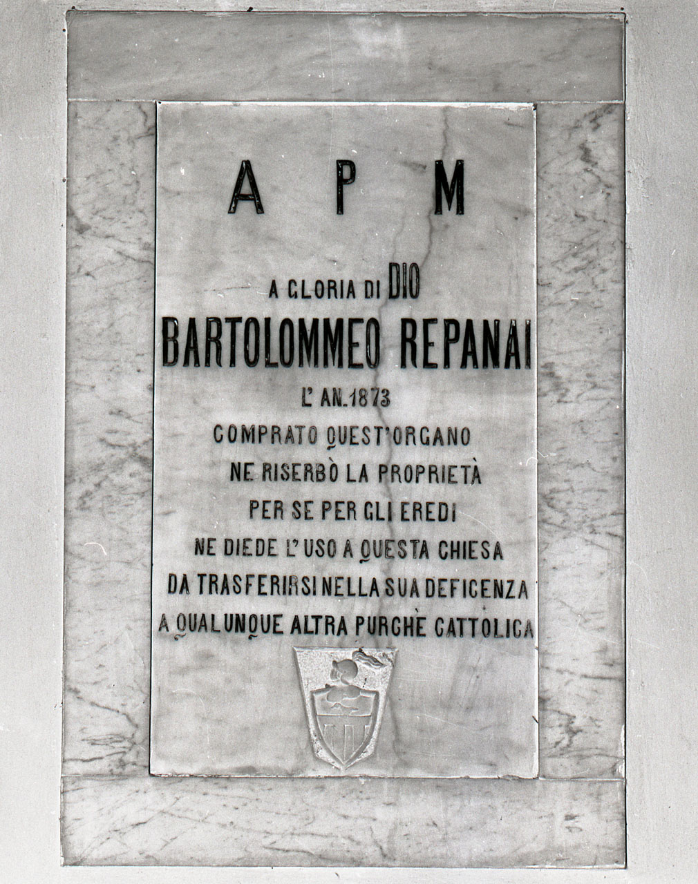 lapide - manifattura toscana (sec. XIX)