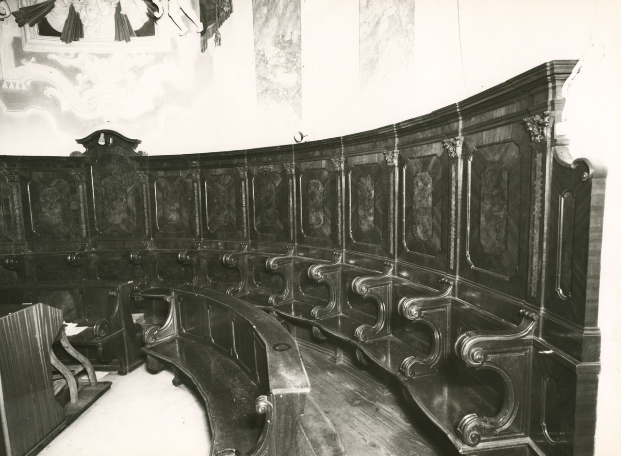 stalli del coro - manifattura toscana (sec. XVIII)