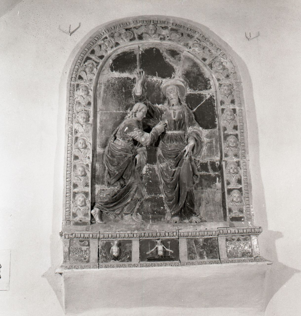 incredulità di San Tommaso (pala d'altare) di Buglioni Santi (attribuito) (sec. XVI)