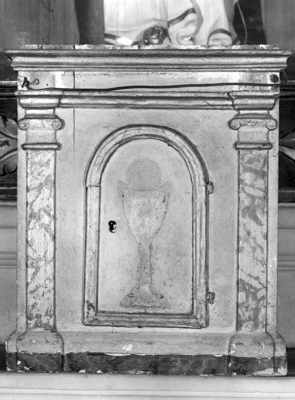 tabernacolo - a frontale architettonico - bottega toscana (seconda metà sec. XVIII)