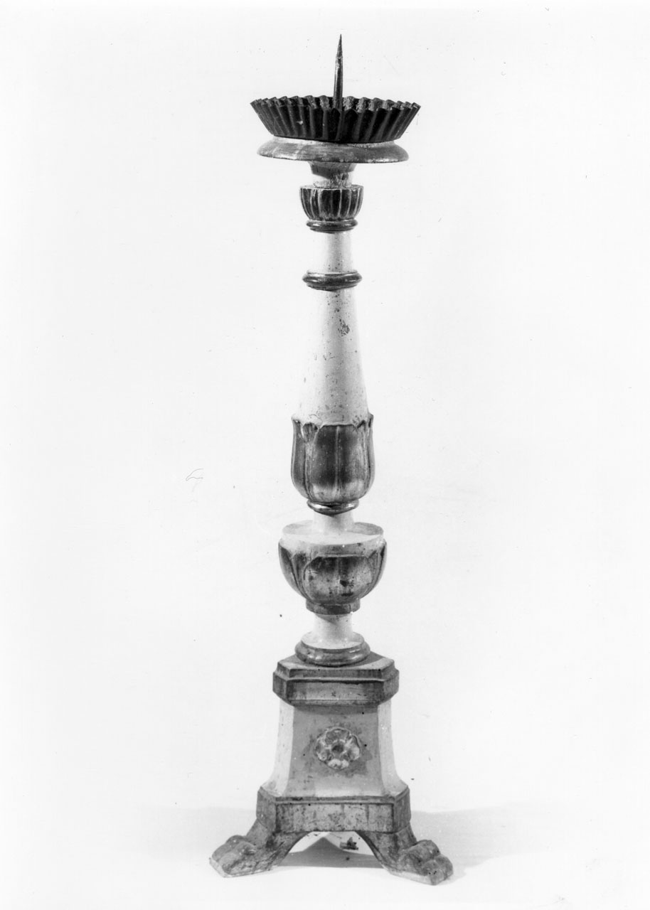 candeliere - bottega toscana (prima metà sec. XIX)