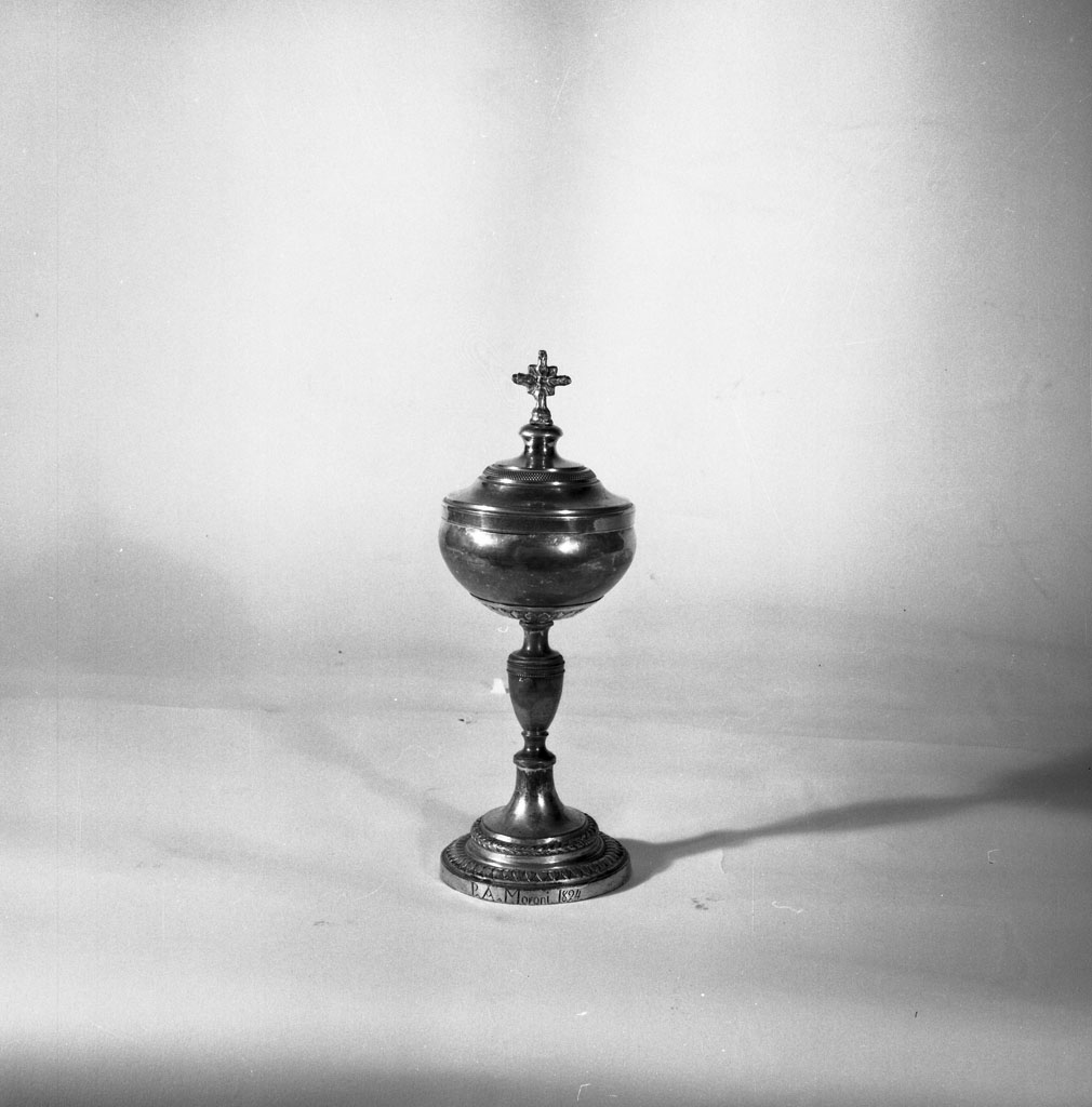 pisside - bottega aretina (prima metà sec. XIX)