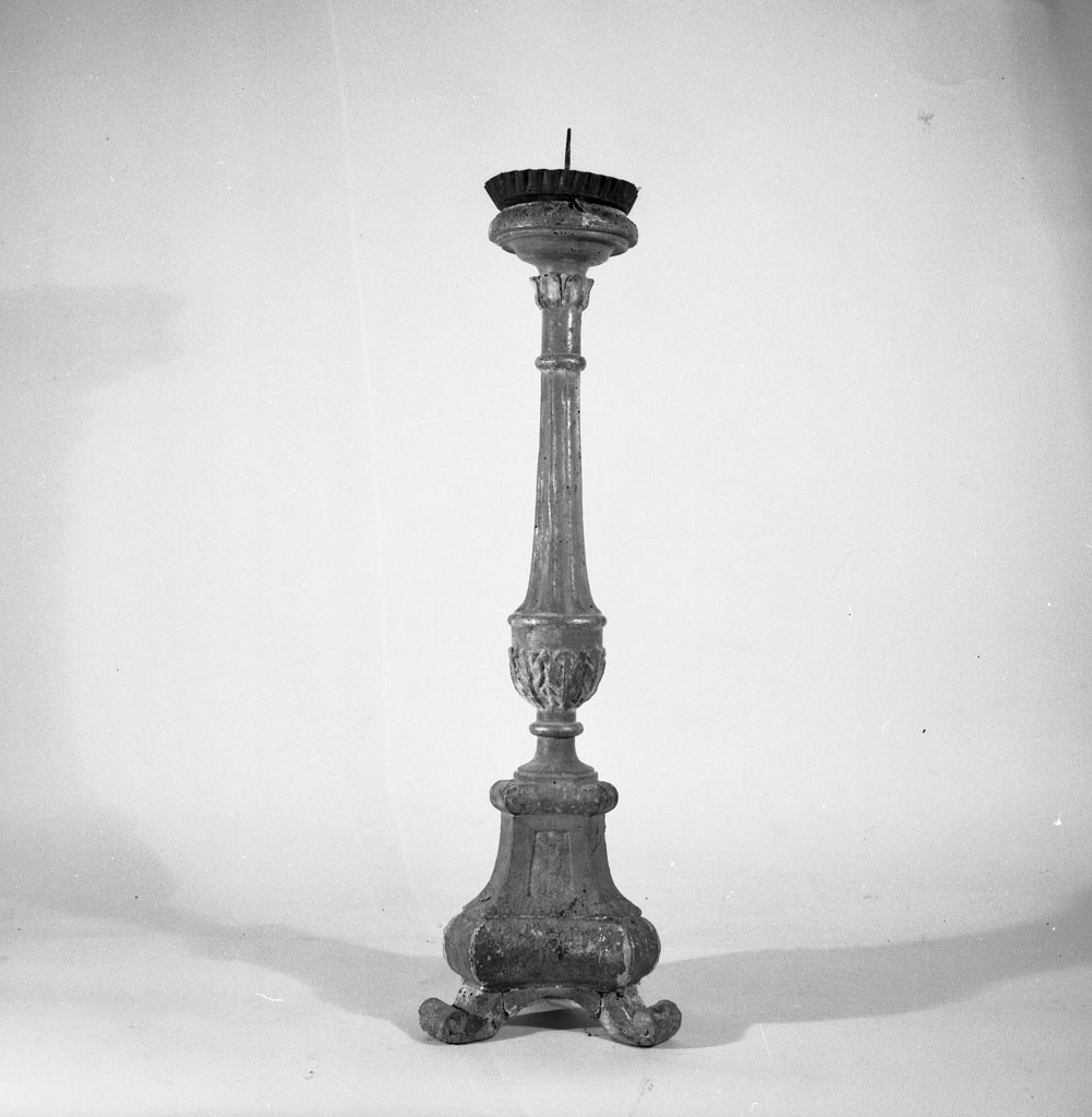 candeliere, coppia - bottega aretina (sec. XVIII)