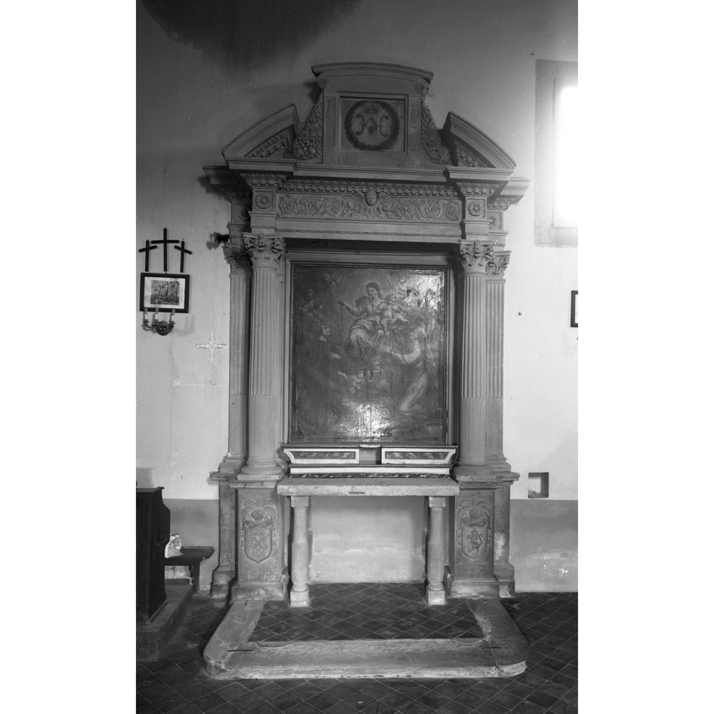 altare - bottega aretina (fine sec. XVIII)