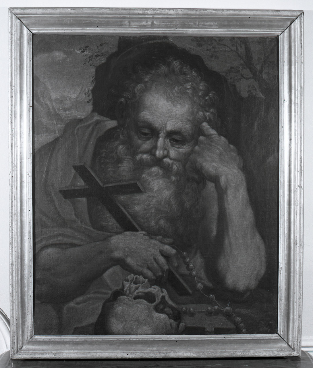 San Girolamo in meditazione (dipinto) - ambito italiano (sec. XVII)