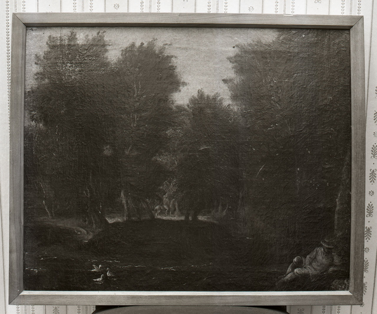 paesaggio (dipinto) - ambito olandese (sec. XVII)