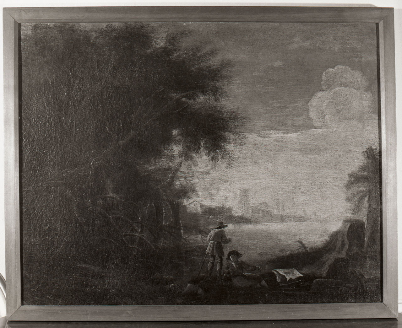 paesaggio (dipinto) - ambito romano (sec. XVII)