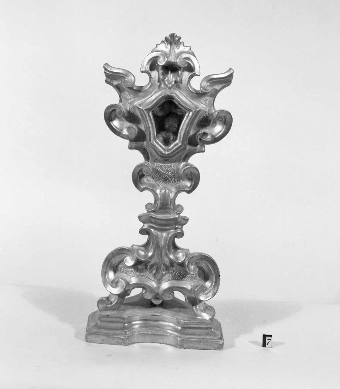 reliquiario - a ostensorio - bottega toscana (primo quarto sec. XVIII)