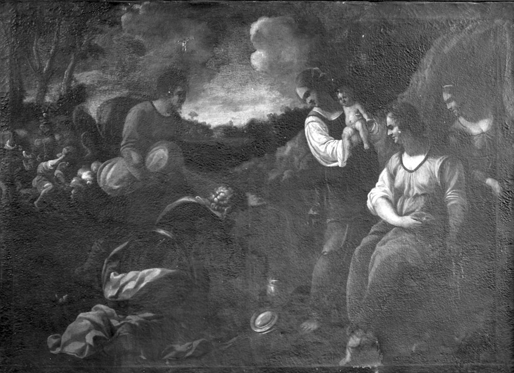 scena biblica (dipinto) di Berrettini Pietro detto Pietro da Cortona (cerchia) (seconda metà sec. XVII)
