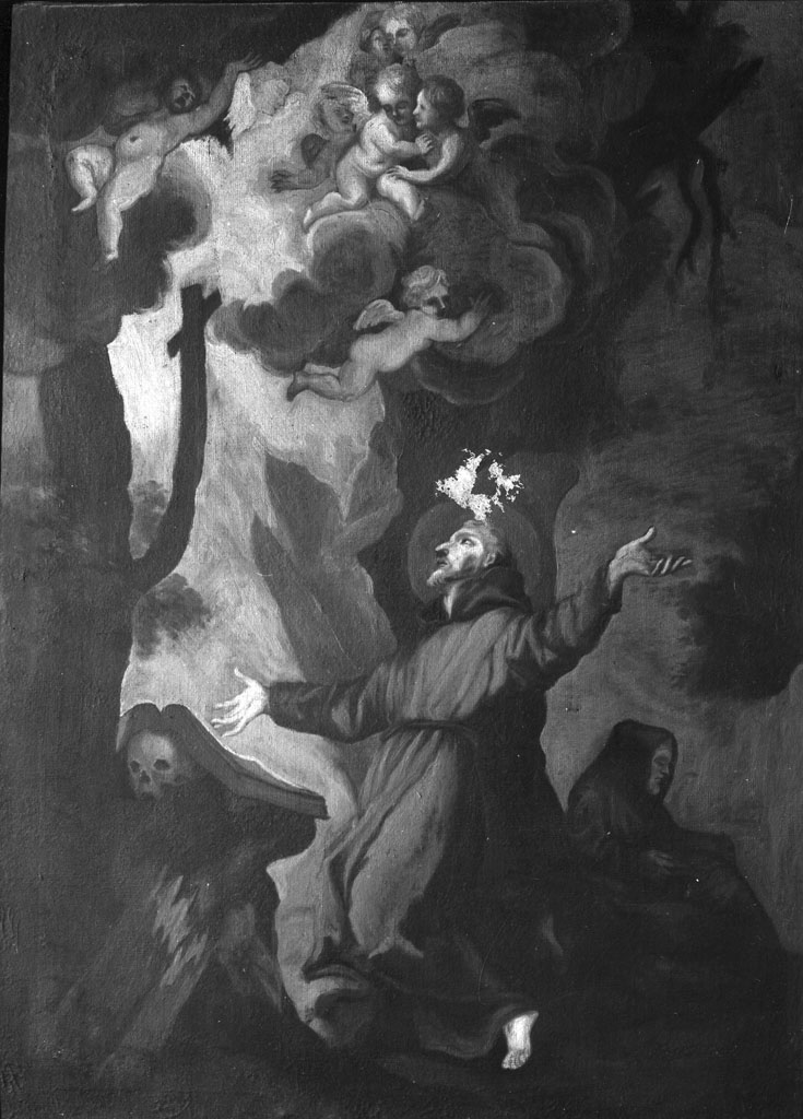 San Francesco d'Assisi riceve le stimmate (dipinto) - ambito fiorentino (fine/inizio secc. XVII/ XVIII)