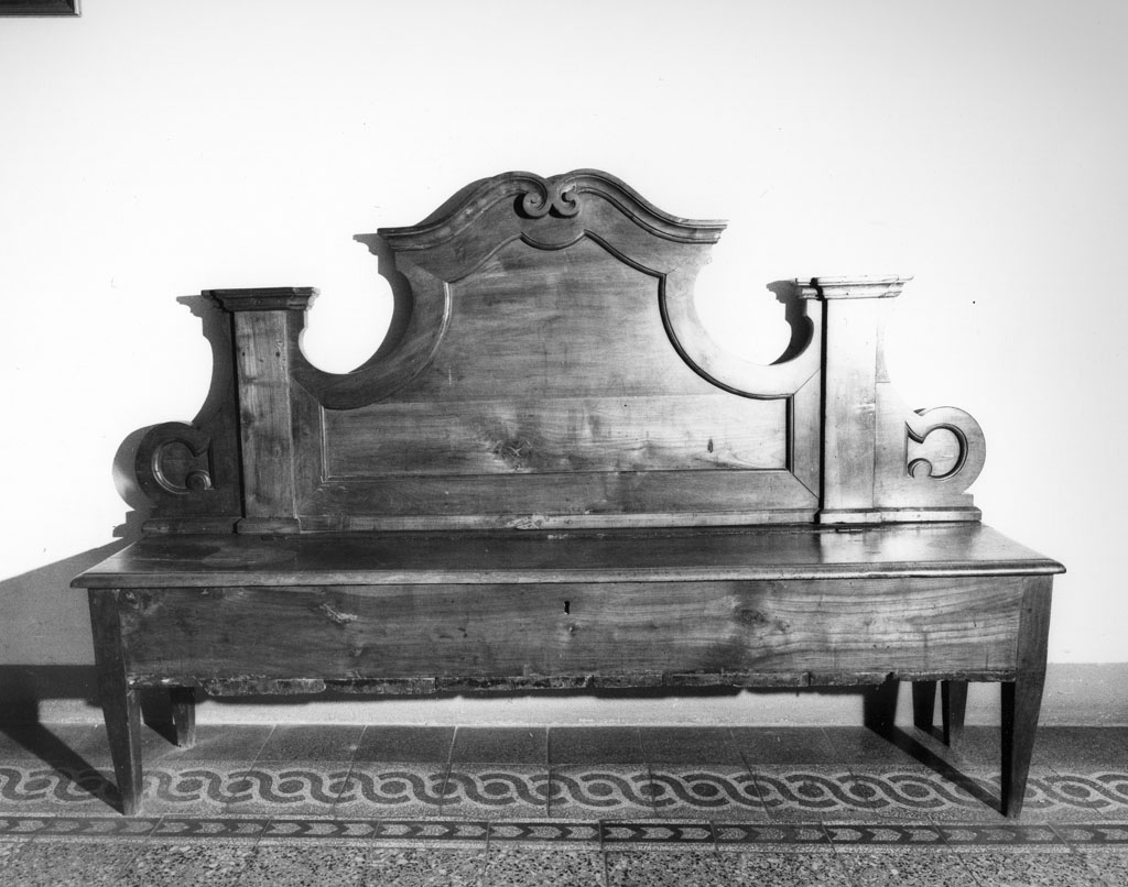 panca, coppia - bottega toscana (inizio sec. XIX)