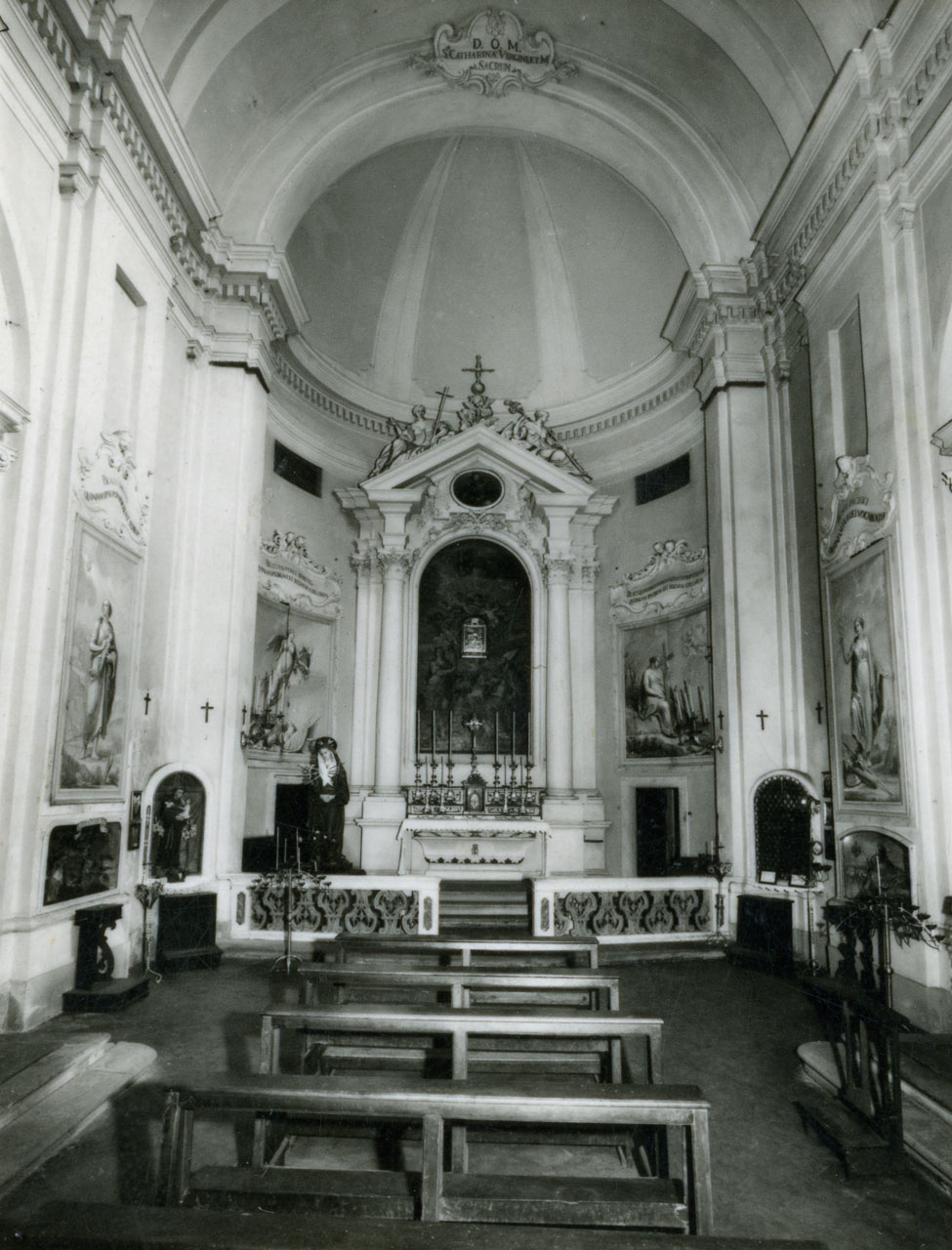 Allegorie della Fede e della Misericordia (altare maggiore) di Rusca Giuliano, Rusca Domenico (fine sec. XVIII)