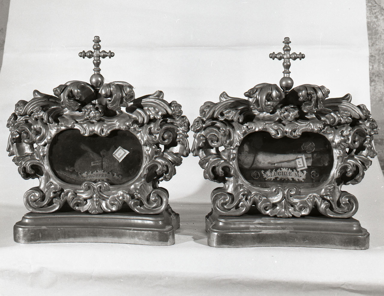 reliquiario - bottega toscana (fine sec. XVIII)