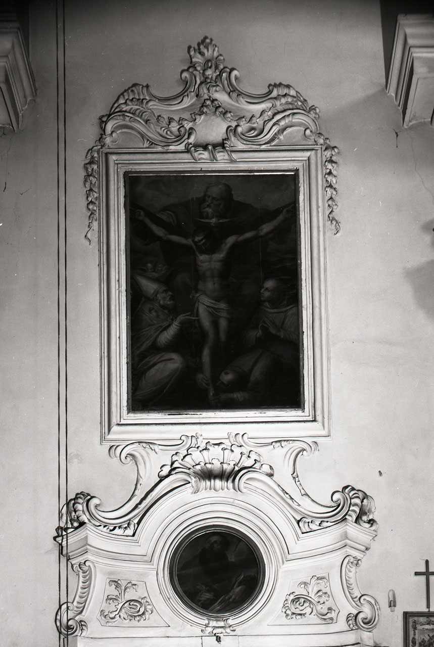 Trinità tra santi (dipinto) di Vasari Giorgio (sec. XVI)