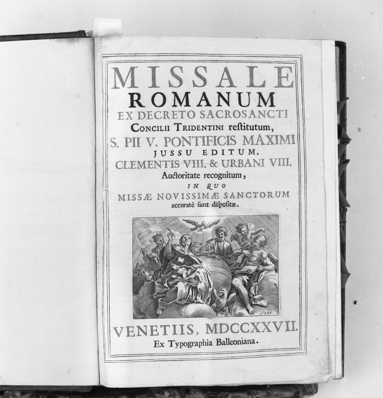 coperta di libro - bottega veneziana (sec. XVIII)