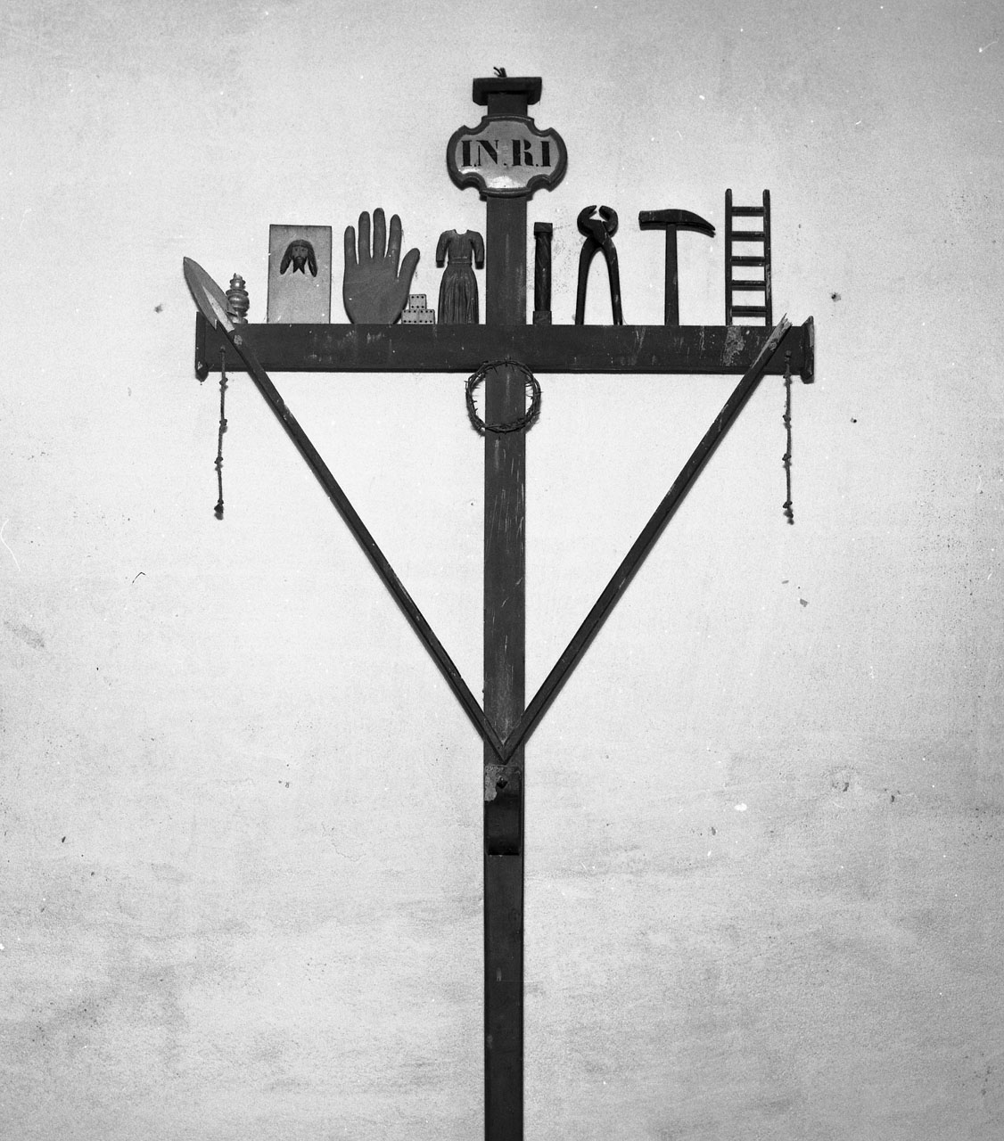 croce penitenziale - bottega toscana (seconda metà sec. XIX)