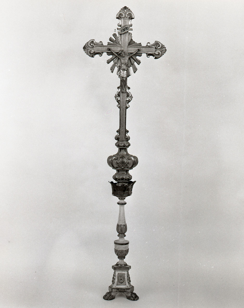 croce processionale - bottega toscana (seconda metà sec. XVIII)