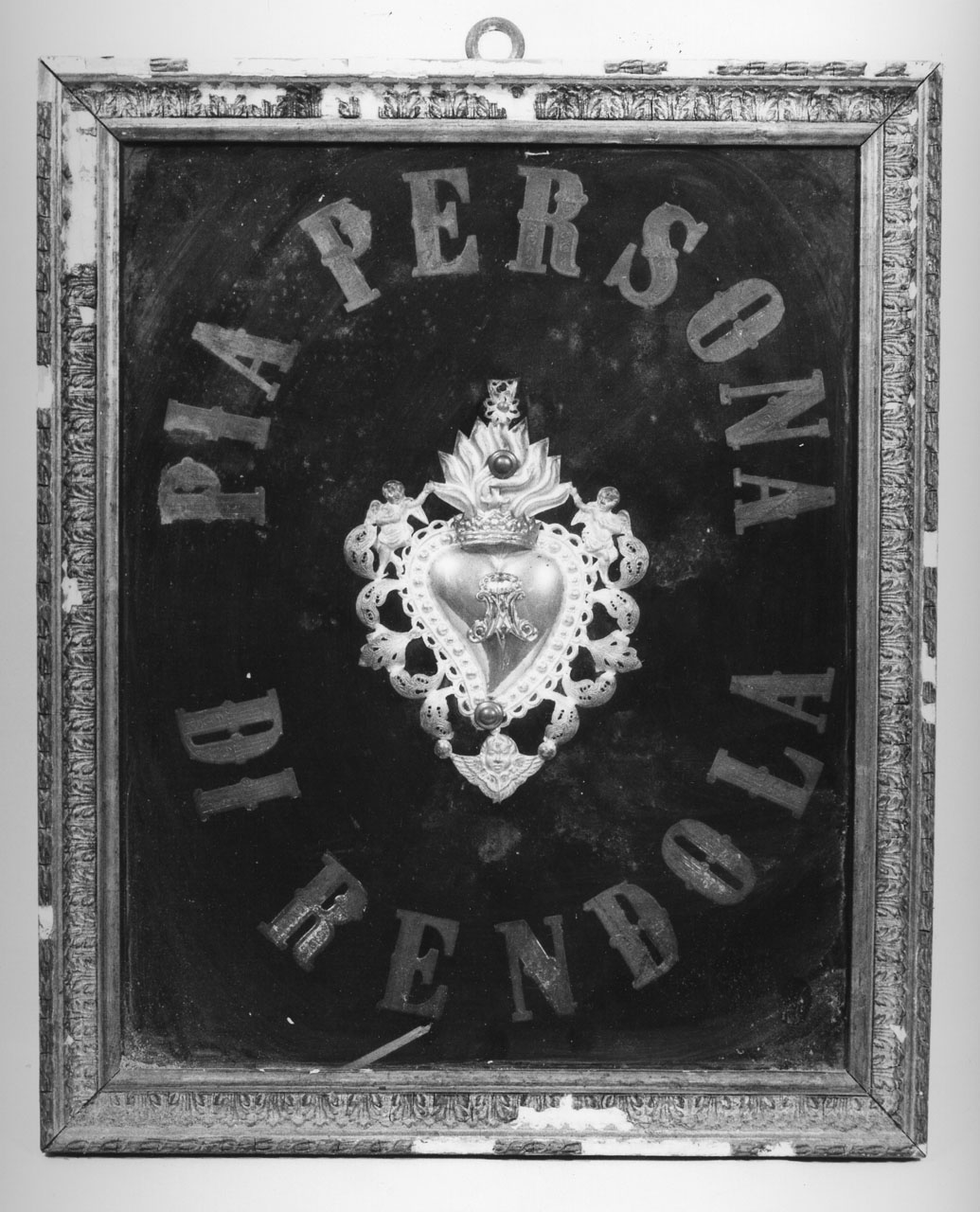 Sacro Cuore di Gesù (ex voto) - bottega toscana (inizio sec. XX)