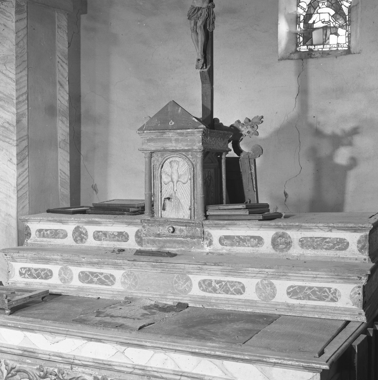 altare maggiore - ambito aretino (fine/inizio secc. XVII/ XVIII)